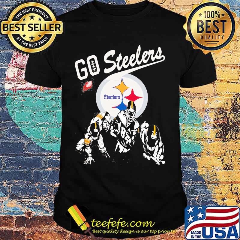 Go pittsburgh steelers logo players shirt