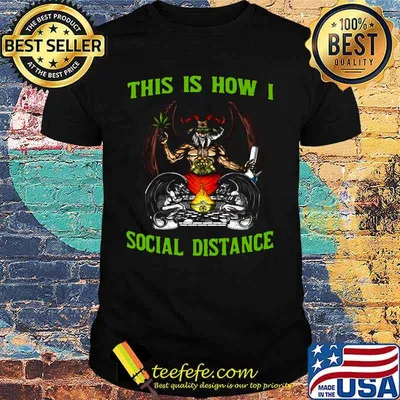 Goat this is how i social distance shirt