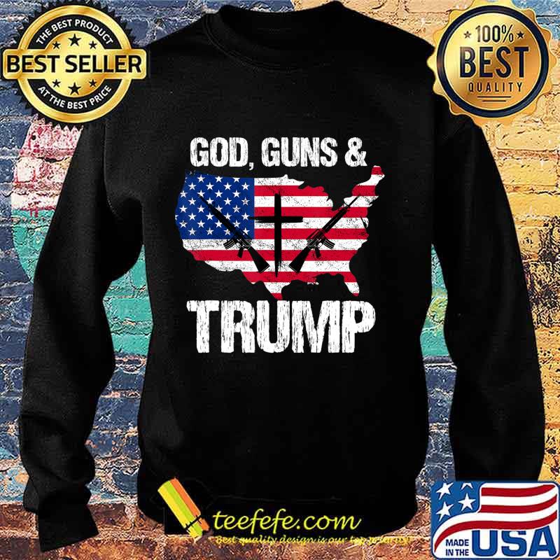 God Guns and Trump 2020 Pride USA Flag Tee 2nd Amendment T-Shirt Sweater God Guns and Trump 2020 Pride USA Flag Tee 2nd Amendment T-Shirt Sweater