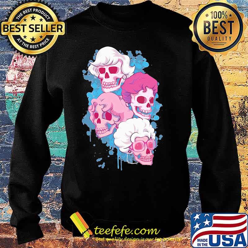 Golden girls skulls halloween art s Sweater Golden girls skulls halloween art s Sweater