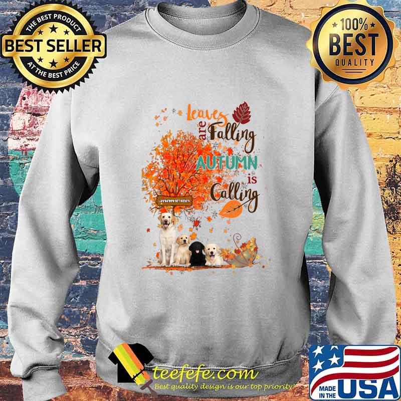 Golden retriever leaves are falling autumn is calling s Sweater Golden retriever leaves are falling autumn is calling s Sweater