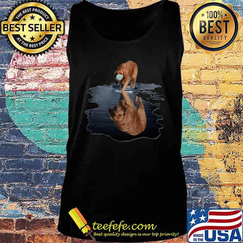 Golden retriever mask water reflection s Tank top Golden retriever mask water reflection s Tank top