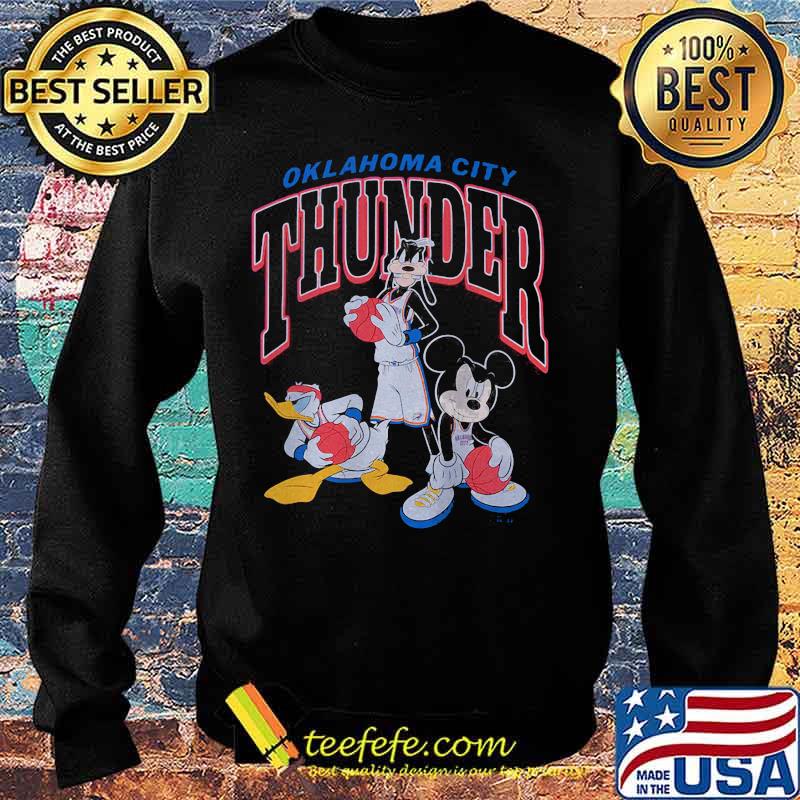 Goofy donald duck and mickey mouse football player oklahoma city thunder s Sweater Goofy donald duck and mickey mouse football player oklahoma city thunder s Sweater