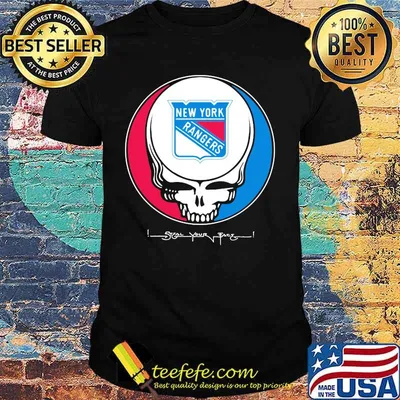 Grateful dead new york rangers shirt