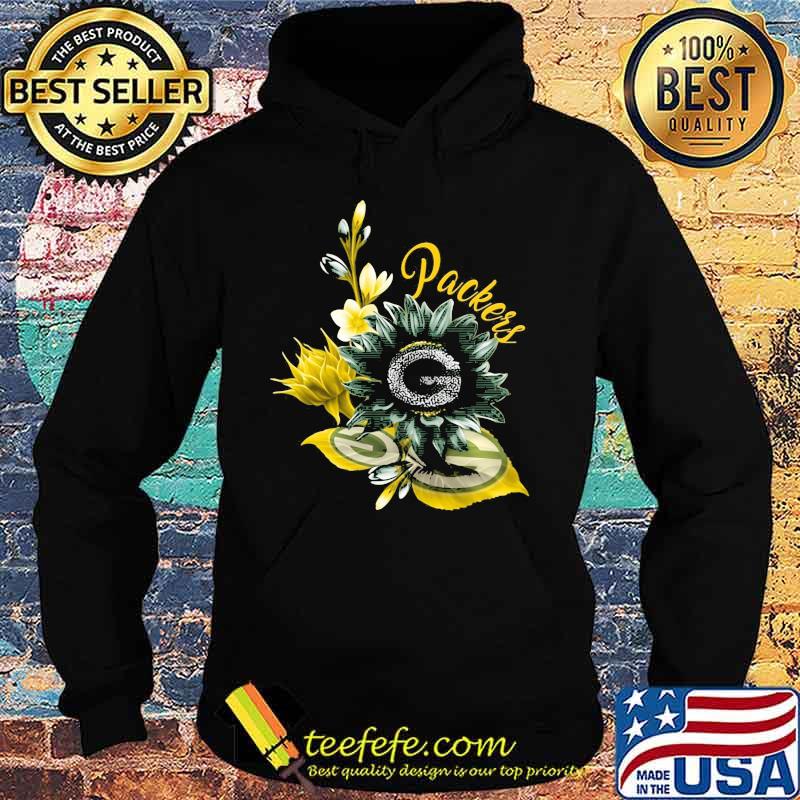 Green bay packers football logo flowers s Hoodie Green bay packers football logo flowers s Hoodie