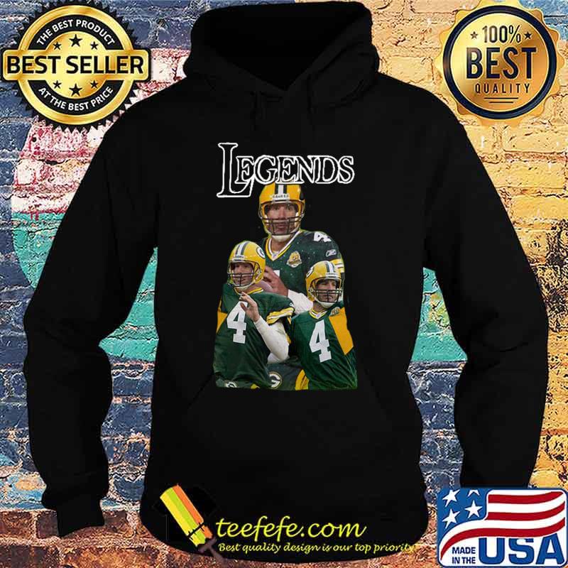 Green bay packers legends 4 brett favre s Hoodie Green bay packers legends 4 brett favre s Hoodie