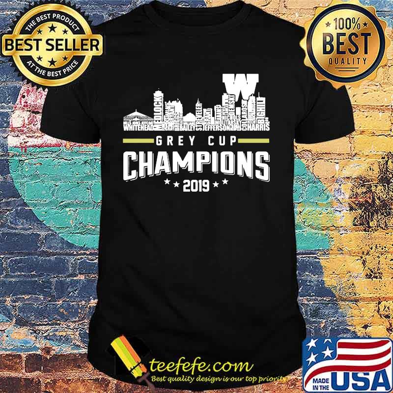 Grey cup champions 2019 city stars shirt