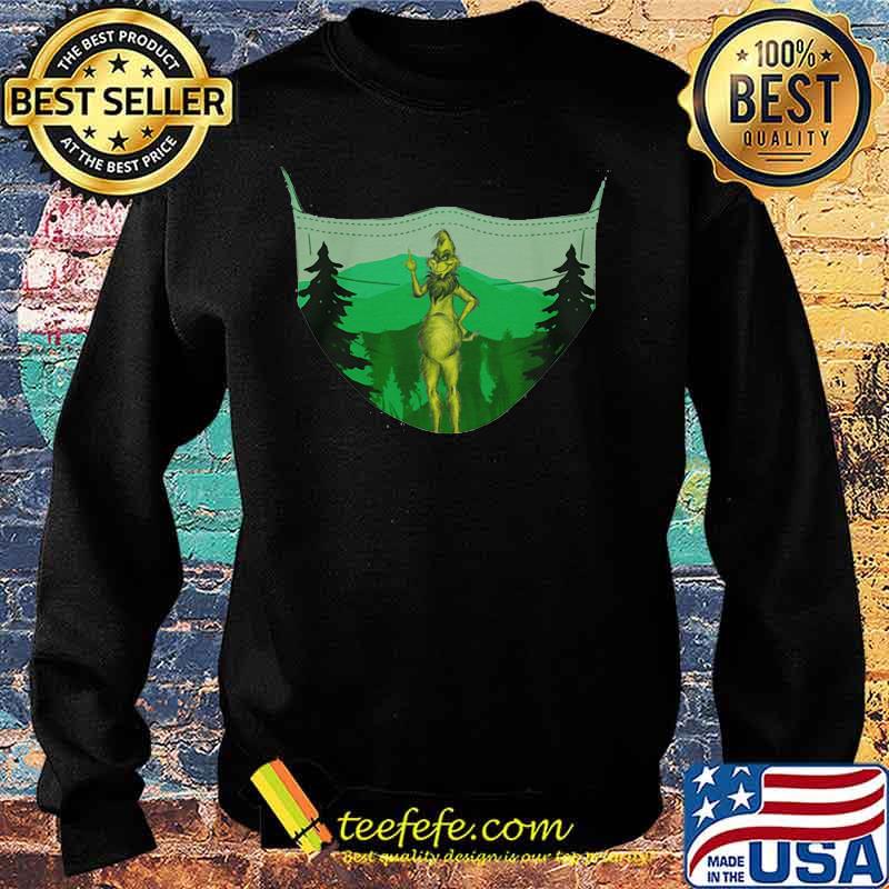 Grinch mask mountain covid-19 s Sweater Grinch mask mountain covid-19 s Sweater