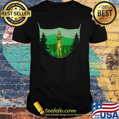 Grinch mask mountain covid-19 shirt