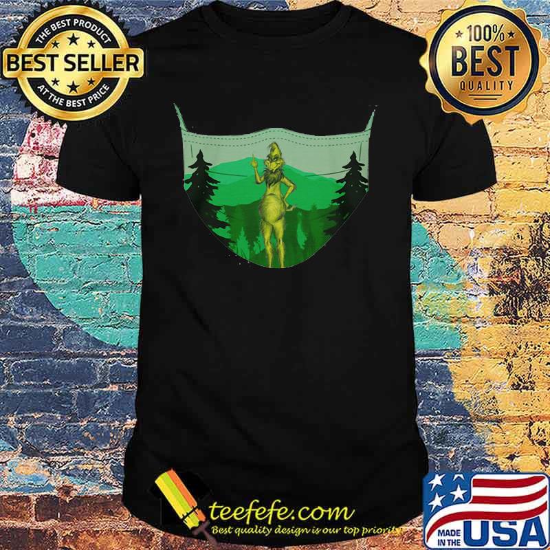 Grinch mask mountain covid-19 shirt Grinch mask mountain covid-19 shirt