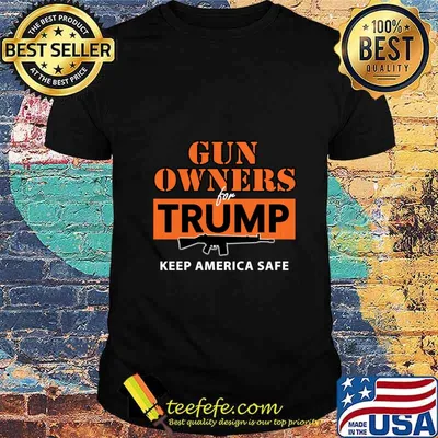 Gun Owners For Trump Presidential Election Political Swag Pullover Hoodie
