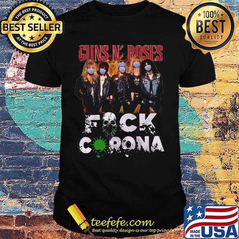 Guns n rose mask fuck coronavirus shirt