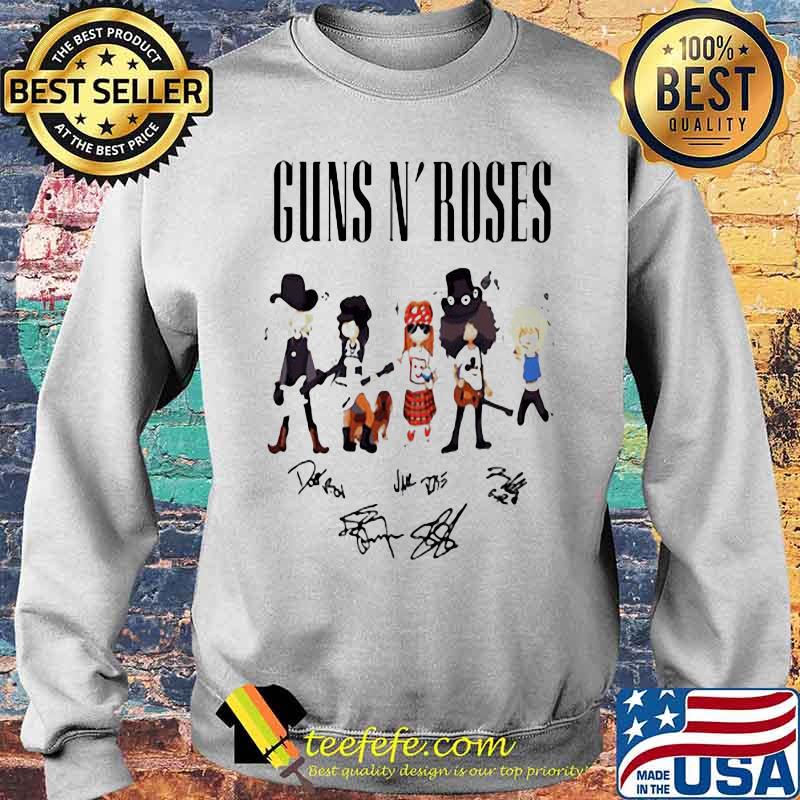 Guns n' roses band members signatures s Sweater Guns n' roses band members signatures s Sweater