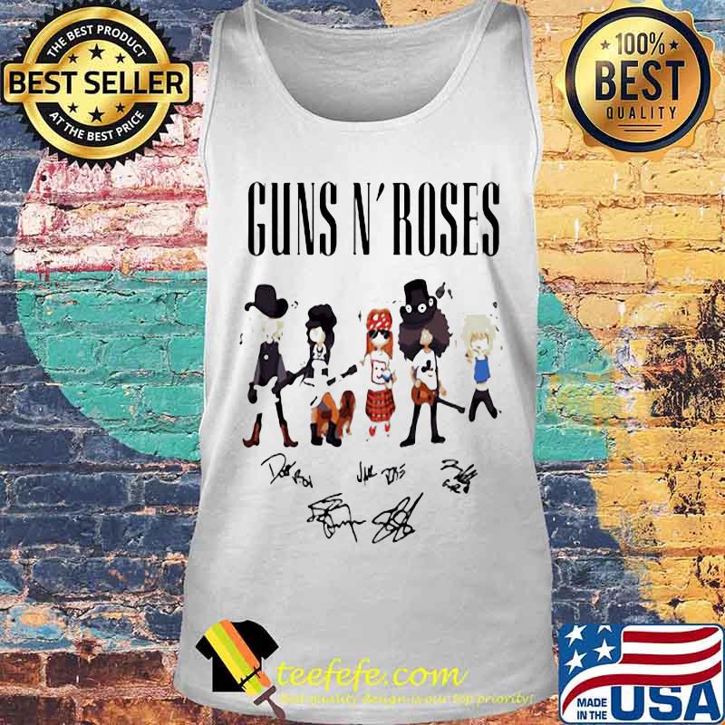 Guns n' roses band members signatures s Tank top Guns n' roses band members signatures s Tank top
