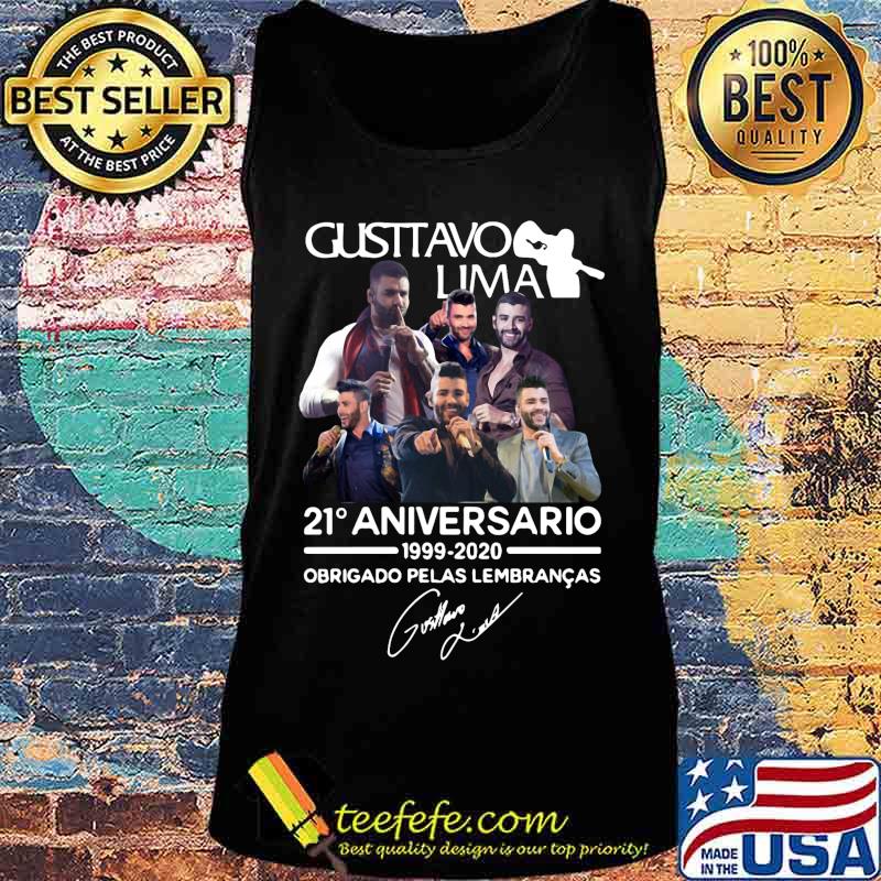 Gusttavo lima 21 aniversario 1999 2020 obrigado pelas lembrancas signature s Tank top Gusttavo lima 21 aniversario 1999 2020 obrigado pelas lembrancas signature s Tank top