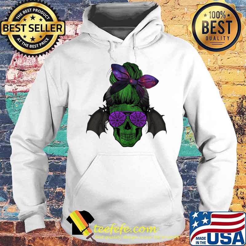 Halloween batman sugar skull bow s Hoodie Halloween batman sugar skull bow s Hoodie