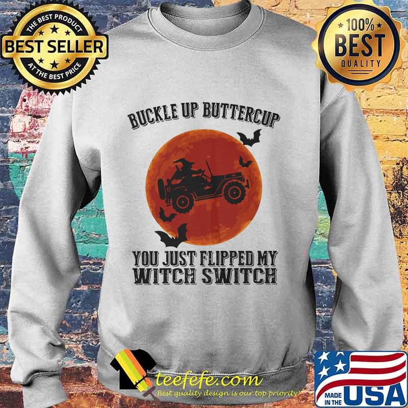 Halloween buckle up buttercup you just flipped my witch switch sunset s Sweater Halloween buckle up buttercup you just flipped my witch switch sunset s Sweater