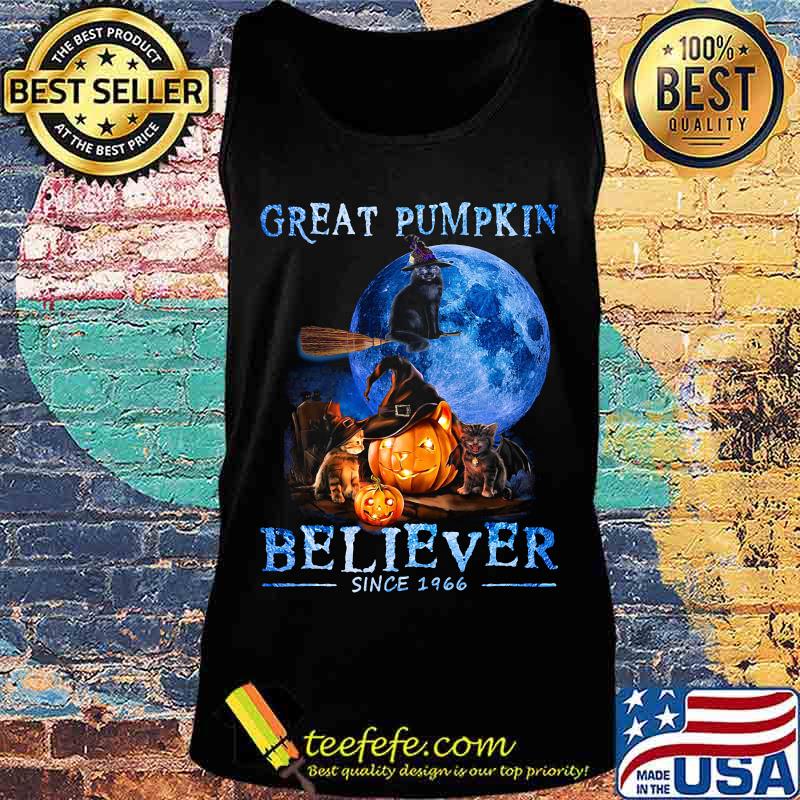 Halloween cat witch great pumpkin believer since 1966 s Tank top Halloween cat witch great pumpkin believer since 1966 s Tank top
