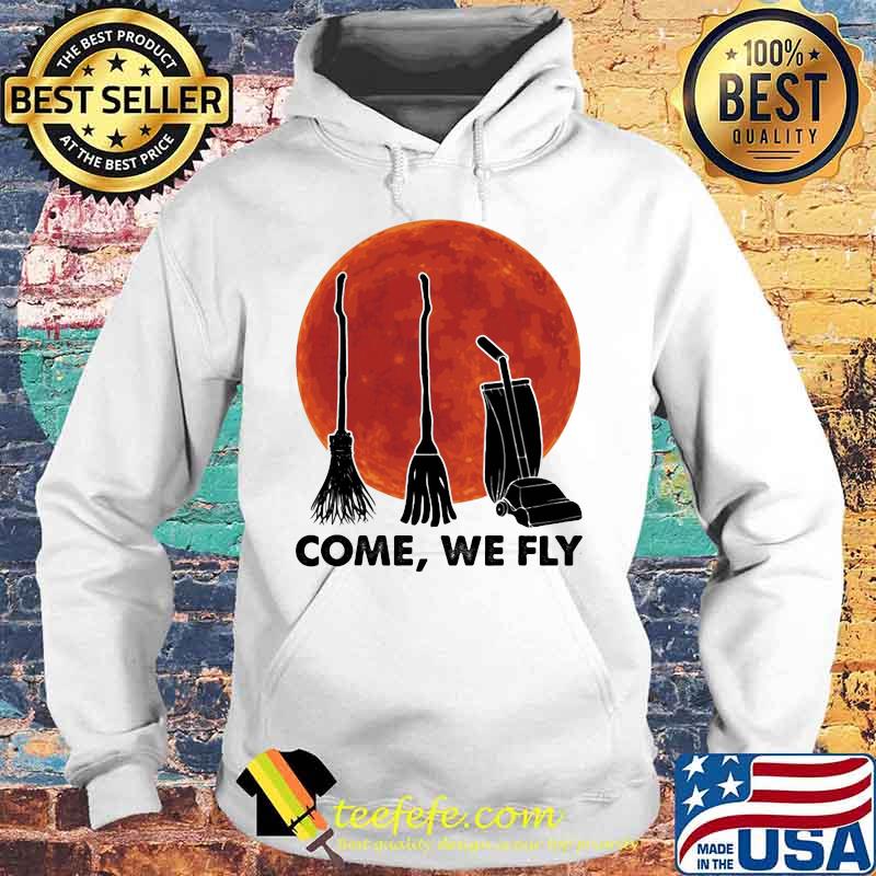 Halloween come we fly broomstick vacuum cleaner sunset s Hoodie Halloween come we fly broomstick vacuum cleaner sunset s Hoodie