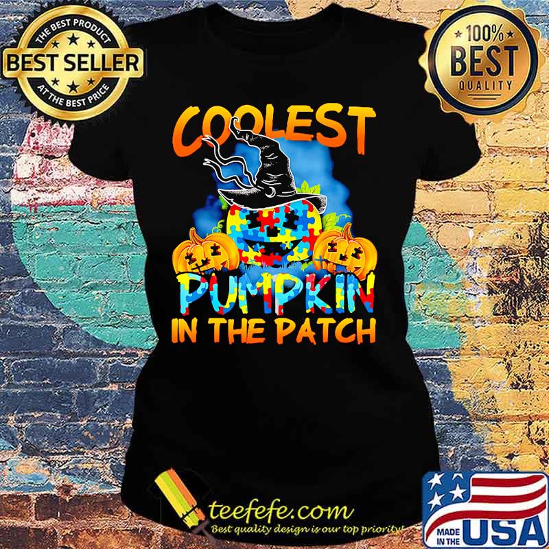 Halloween coolest pumpkin in the patch autism s Ladies tee Halloween coolest pumpkin in the patch autism s Ladies tee
