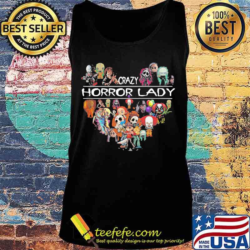 Halloween crazy horror lady heart s Tank top Halloween crazy horror lady heart s Tank top
