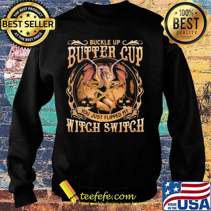 Halloween dragon buckle up buttercup you just flipped my witch switch star s Sweater Halloween dragon buckle up buttercup you just flipped my witch switch star s Sweater
