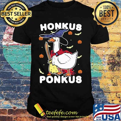Halloween duck witch honkus ponkus shirt