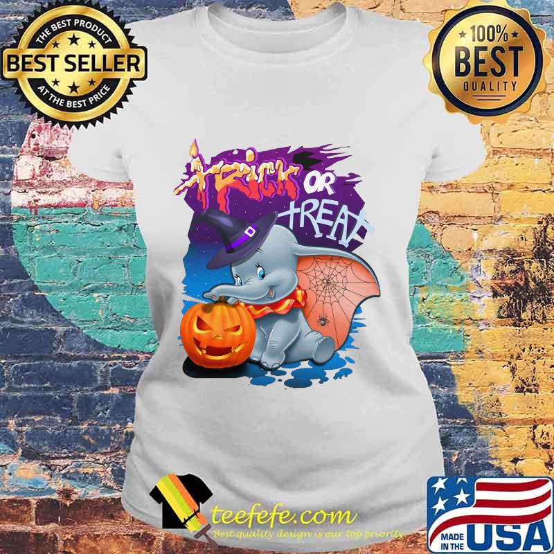 Halloween elephant witch trick or treat pumpkin s Laides tee Halloween elephant witch trick or treat pumpkin s Laides tee
