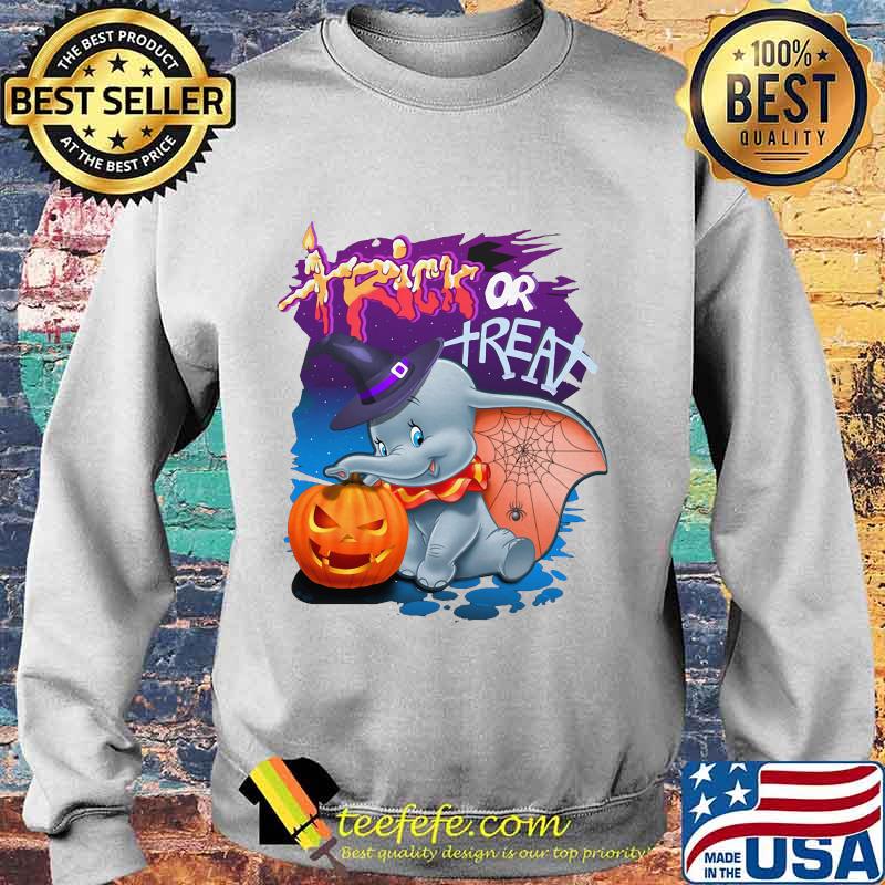 Halloween elephant witch trick or treat pumpkin s Sweater Halloween elephant witch trick or treat pumpkin s Sweater
