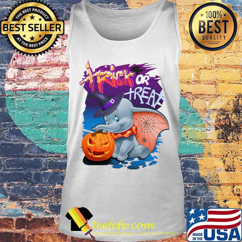 Halloween elephant witch trick or treat pumpkin s Tank top Halloween elephant witch trick or treat pumpkin s Tank top
