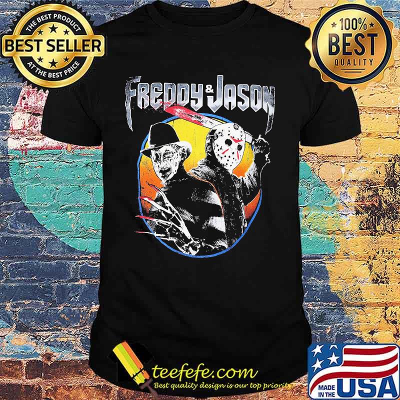 Halloween freddy and jason vintage shirt