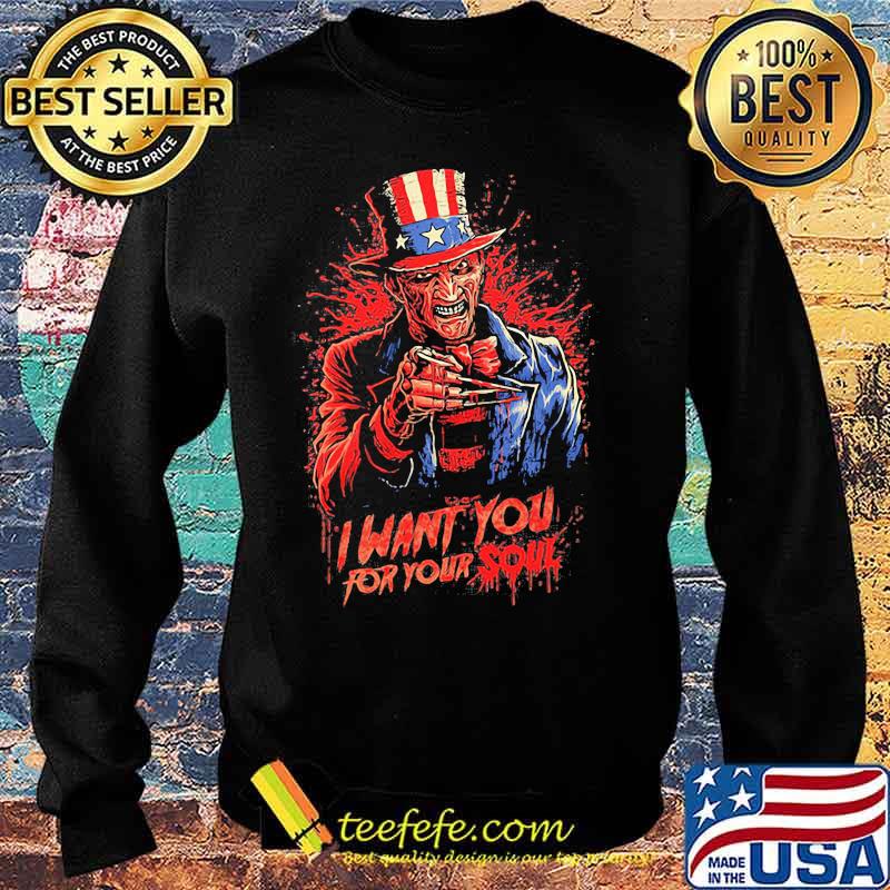 Halloween freddy krueger i want you for your soul s Sweater Halloween freddy krueger i want you for your soul s Sweater