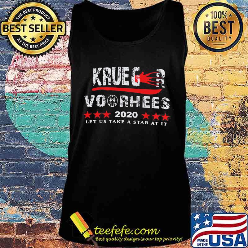 Halloween freddy krueger jason voorhees 2020 let us take a stab at it stars s Tank top Halloween freddy krueger jason voorhees 2020 let us take a stab at it stars s Tank top