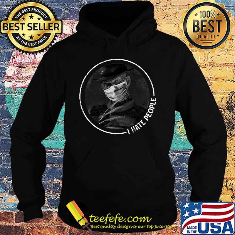 Halloween freddy krueger mask i hate people s Hoodie Halloween freddy krueger mask i hate people s Hoodie