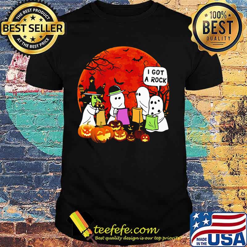 Halloween ghost i got a rock pumpkin moon shirt Halloween ghost i got a rock pumpkin moon shirt