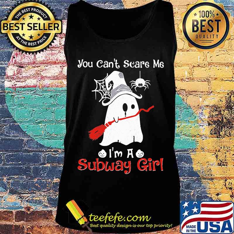 Halloween ghost you can't scare me i'm a subway girl s Tank top Halloween ghost you can't scare me i'm a subway girl s Tank top
