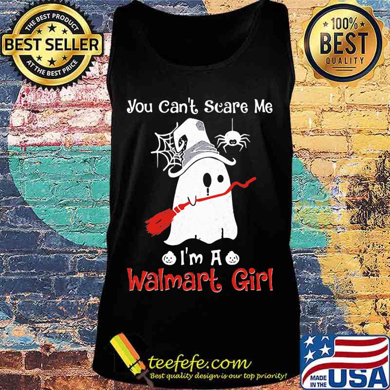 Halloween ghost you can't scare me i'm a walmart girl s Tank top Halloween ghost you can't scare me i'm a walmart girl s Tank top