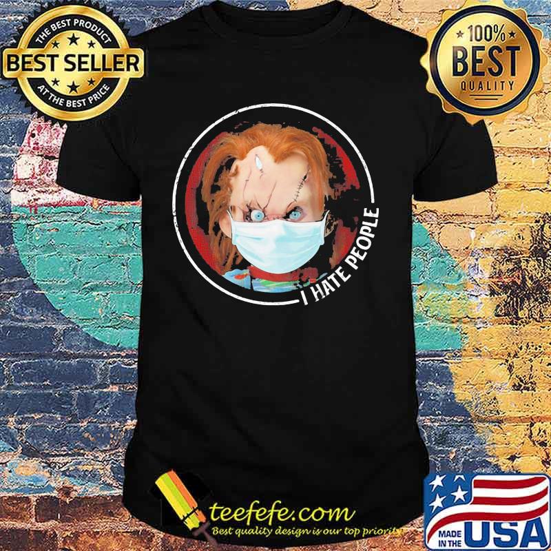 Halloween good boys mask i hate people shirt