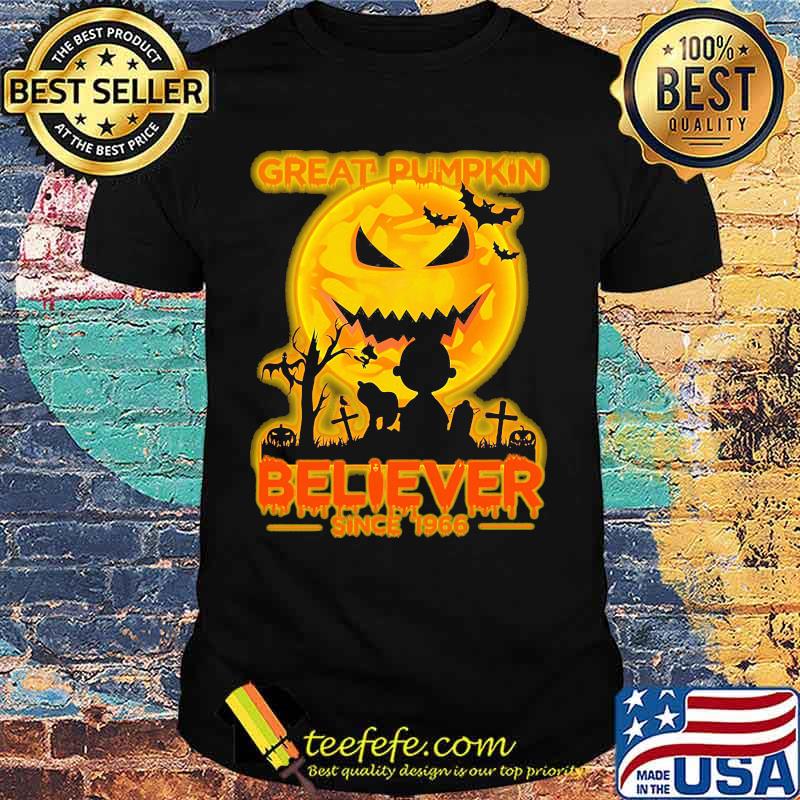 Halloween great pumpkin believer since 1966 haloween shirt