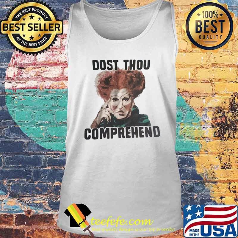 Halloween hocus pocus dost thou comprehend s Tank top Halloween hocus pocus dost thou comprehend s Tank top
