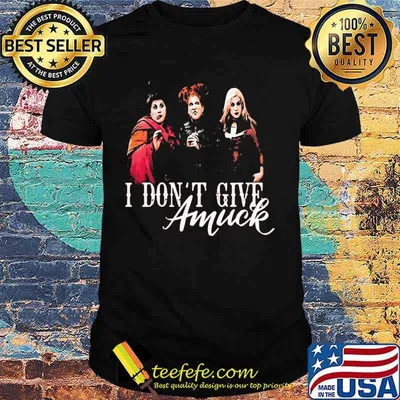 Halloween hocus pocus i don't give amuck shirt
