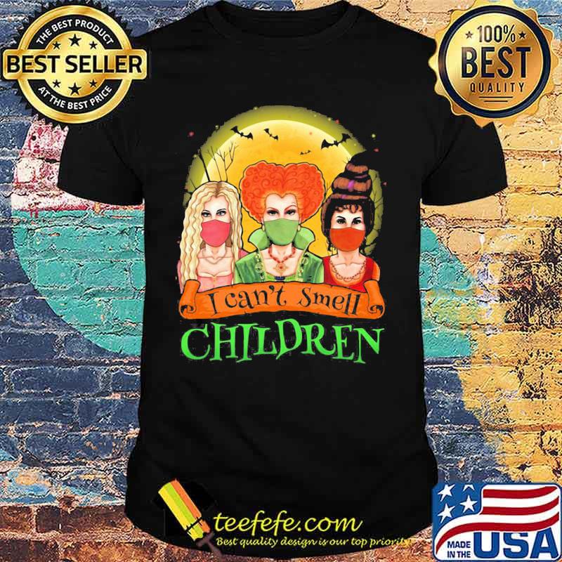Halloween hocus pocus mask i can't smell children shirt