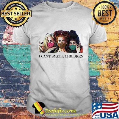 Halloween hocus pocus mask i can't smell children shirt