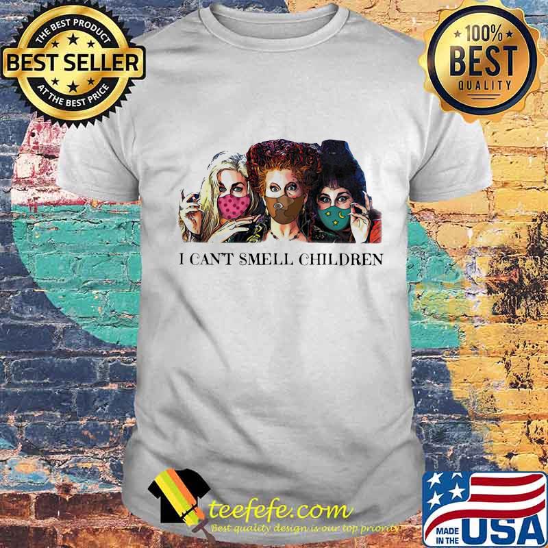 Halloween hocus pocus mask i can't smell children shirt
