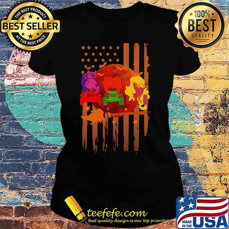 Halloween hocus pocus witch american flag independence day s Ladies tee Halloween hocus pocus witch american flag independence day s Ladies tee