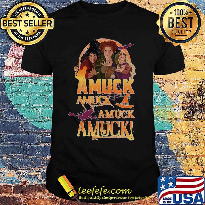 Halloween hocus pocus witch amuck shirt