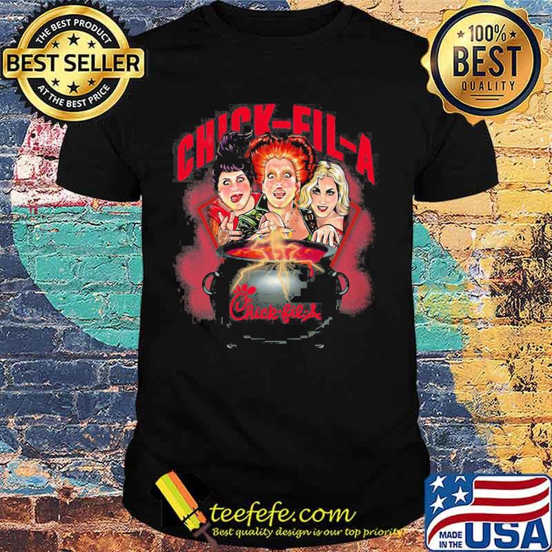 Halloween hocus pocus witch chick fil a shirt