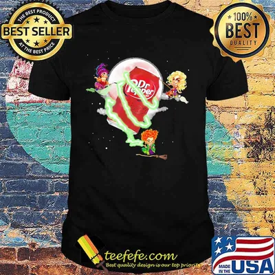 Halloween hocus pocus witch dr pepper coffee shirt