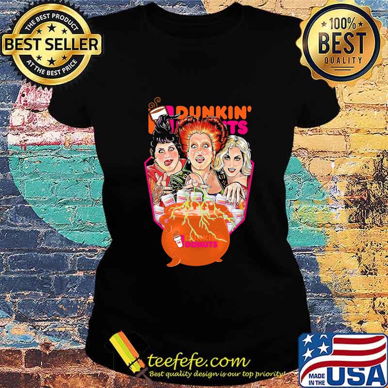 Halloween hocus pocus witch dunkin donuts s Ladies tee Halloween hocus pocus witch dunkin donuts s Ladies tee