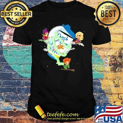 Halloween hocus pocus witch dutch bros coffee shirt